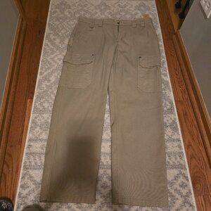 Nwt - Dukuth fleece.lined cargo pants  36-32 - tan